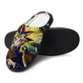 thumbnail image 4 of Yu-Gi-Oh Film Men's Fuzzy Slippers House Open Back Slippers Closed Toe Slippers Winter Cotton Lightweight Anti-slip Rubber Sole Slippers, 4 of 9