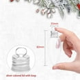 thumbnail image 6 of Christmas Clear Plastic Bulb Shape Ornaments Fillable DIY Light Bulb for Candy Craft Christmas Tree Decoration, 6 of 9
