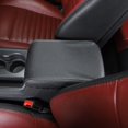 thumbnail image 3 of Almohadilla protectora para reposabrazos de consola central, de cuero sintético, para interior de coche 2009-2014, color negro, 3 of 5