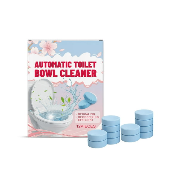 Toilet Cleaning Tablets for Home Use Away Cleaning for Tough Stains Household Cleaning Supplies, Multicolor