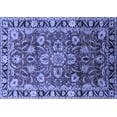 thumbnail image 1 of Ahgly Company Indoor Rectangle Oriental Blue Industrial Area Rugs, 2' x 4', 1 of 4