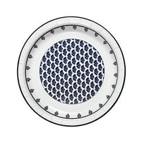 Pxyqht Disposable Paper Plates, Waterproof Paper Plates, Oil-Proof Tableware, Thickened Round Plates, Ideal for Picnics, Family Gatherings, Outdoor Events