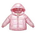 thumbnail image 2 of Esaierr Boys Girls Winter Down cotton jacket Coats for Toddler Baby 9M-7Y Winter down Outerwear Kids Thickened Warm Hooded Down Jacket, 2 of 6