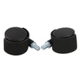 thumbnail image 2 of Plastic Swivel Caster 8mm Screw Stem 1.5-Inch Dia Wheel 8 Pcs Black, 2 of 8