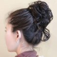 thumbnail image 2 of Genuine Hair Piece Coiled Wig Ladies Curly Hair Fluffy Natural Hair Accessories, 2 of 5