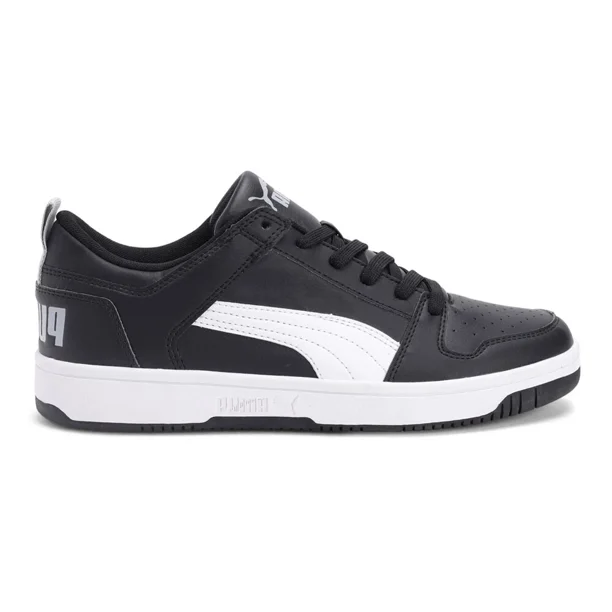 PU & MA Rebound Layup Lace Up Mens Black, White Sneakers Casual Shoes 369866-02