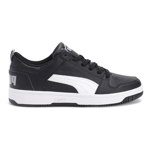 PU & MA Rebound Layup Lace Up Mens Black, White Sneakers Casual Shoes 369866-02