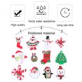 thumbnail image 3 of 12pcs Christmas Iron On Patches Cartoon Stickers for Garment Accessories, 3 of 8