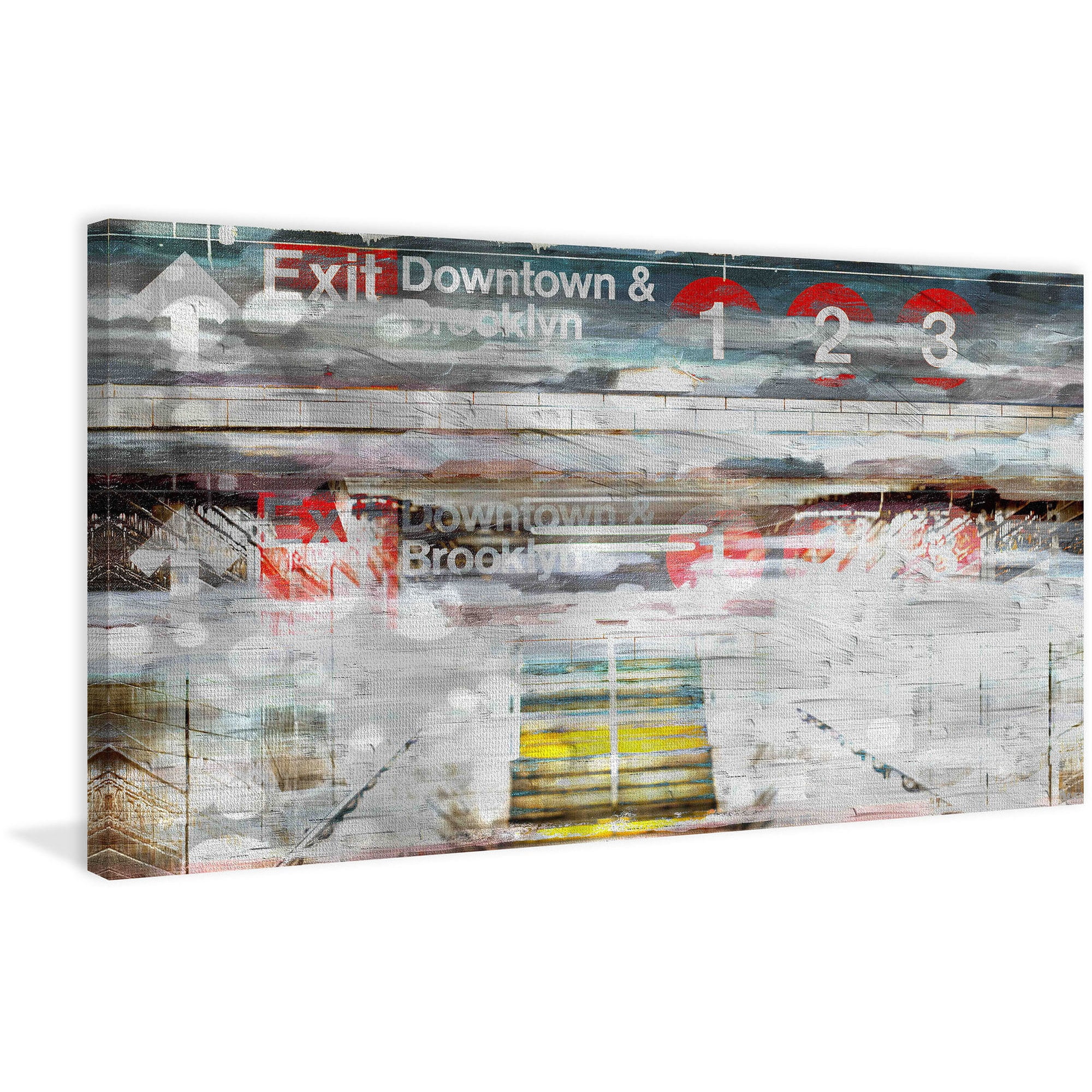 Parvez Taj "Exit Downtown" Print on Canvas