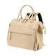 thumbnail image 1 of Bolso de pañales para bebés bolso de pañales, bolso de hombro de gran capacidad múltiples bolsillos para excursiones para excursiones, al aire libre, beige, 1 of 10