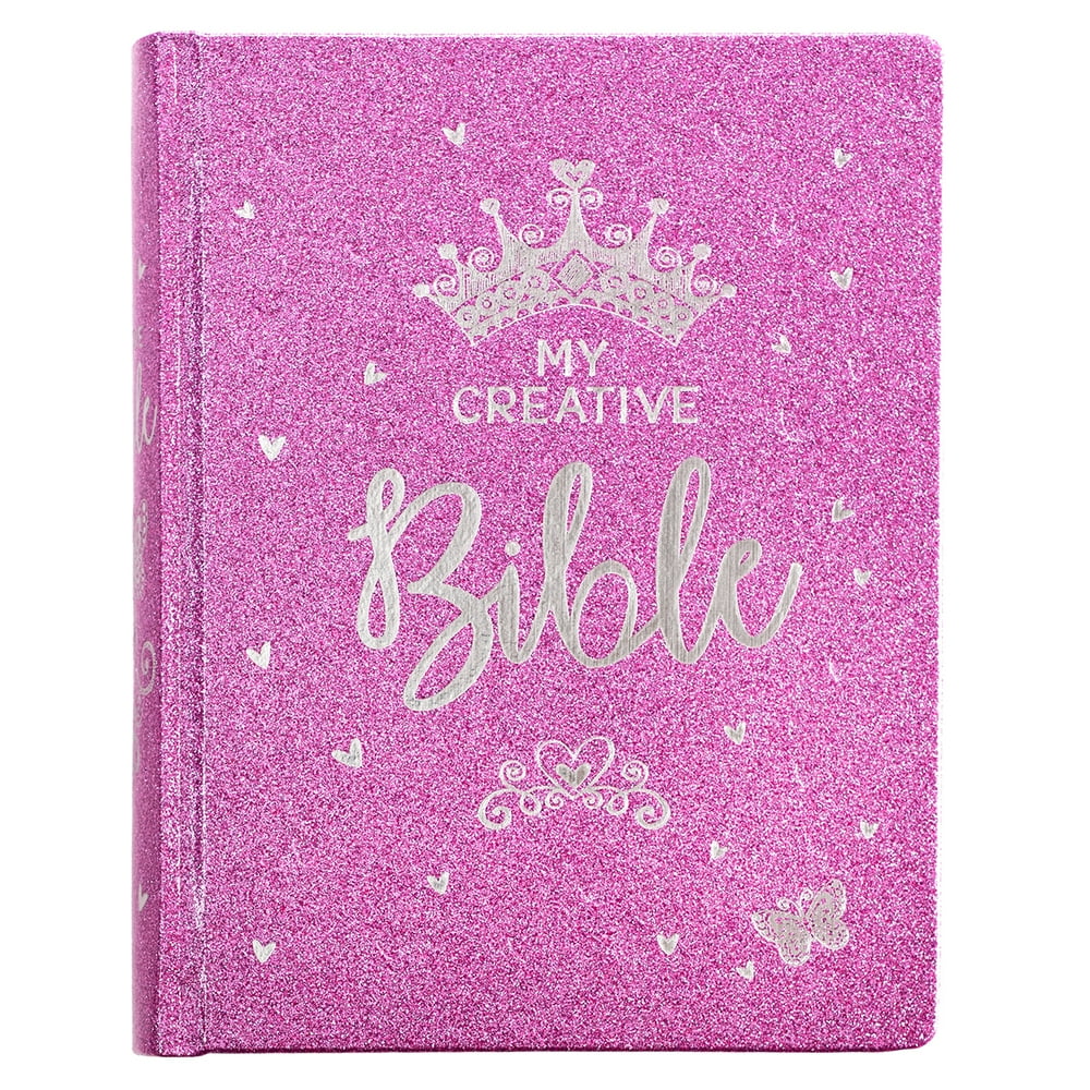 ESV Holy Bible, My Creative Bible For Girls, Purple Glitter Cloth
