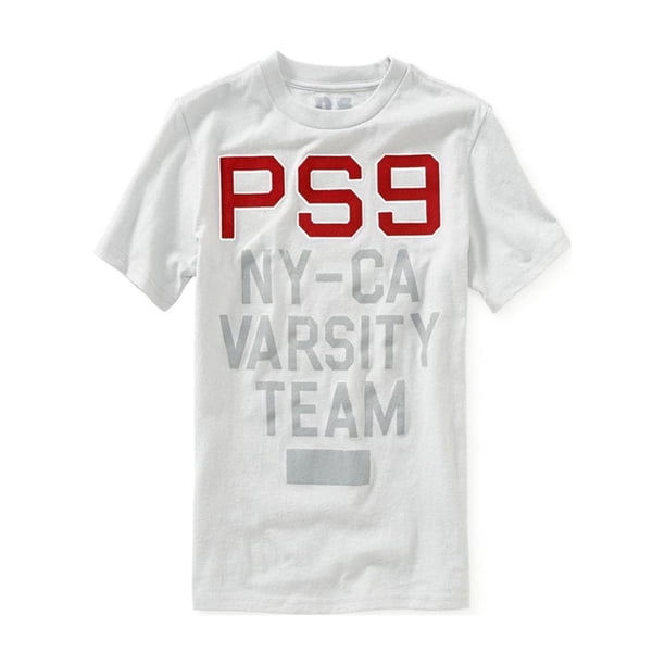 Camiseta gráfica Aeropostale Boys Varsity Team, gris, 4
