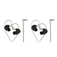 thumbnail image 1 of Sidaley Auriculares para teléfono con cable de 3,5mm, auriculares universales para juegos con cancelación de ruido, Cable largo, Cable desmontable, negro normal 2piezas, 1 of 5