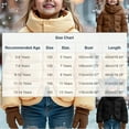 thumbnail image 2 of Cethrio Girls Puffer Jackets Size 7-8, Windproof Warm Full Zip Long Sleeve Winter Coats with Hood Yellow, 2 of 8