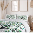 thumbnail image 6 of Ambesonne Tree Duvet Cover Sets, Abstract Minimalist Nature, 2-King, Green Grey, 6 of 7
