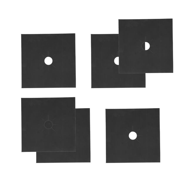Almohadilla para estufa de gas 6 piezas cubierta para quemador de estufa Jadeshay