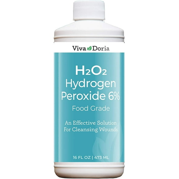 Viva Doria Food Grade Hydrogen Peroxide 6 Percent, 16 Fluid Ounce