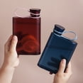 thumbnail image 6 of OOKWE Creative Flat Water Bottle Portable BPA Free Simple Large Capacity Clear Plastic, 6 of 16