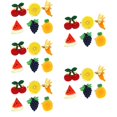 thumbnail image 3 of unbranded 30 pcs Tabletop Napkin Ring Holder Fruit Themed Napkin Buckle Hawaii Party Decorative Napkin Holder, 3 of 8