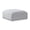 Grey, variant on Meridian Furniture Miramar Navy Durable Linen Textured Ottoman