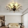 thumbnail image 6 of 5-Lights Crystal Chandelier Light Branches Ceiling Pendant Lamp Vintage Fixture, 6 of 8