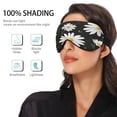 thumbnail image 5 of IAUYY Sleep Mask, Super Soft Eye Masks with Adjustable Strap, Lightweight Comfortable Blindfold,Perfect Blocks Light for Men Women Black Daisy, 5 of 7