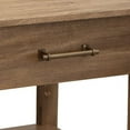 thumbnail image 4 of Benjara Olum 26 Inch Chairside Table, Drawer, Lower Shelf, Square Top, Wood, Brown, 4 of 5