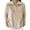 Beige, variant on Velour Full Zip-Up Jackets For Women Full Vintage Stand Collar Long Sleeve Workout Casual Coats, Size S-XXL