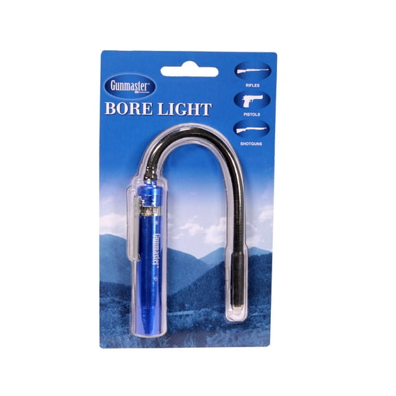 Gunmaster Flex Bore Light with 6" Flexible Shaft, Long Life LED Bulb, and AAA Battery for Use on Pistols, Rifles, and Shotguns.