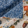 thumbnail image 5 of Woodlands Friendly Forest Whimsical Novelty Quilt Set, Cotton-Rich, Reversible, 3-Piece King, 5 of 6