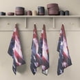 thumbnail image 2 of Us American Flag Tea Towels Set of 6 Retro Kitchen Dish Cloth with Hanging Loop, 18"x28"Lint-Free Absorbent Towel for Kitchen Drying Wiping and Cleaning, 2 of 7