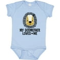 thumbnail image 3 of Inktastic My Godmother Loves Me Godson Lion Boys Baby Bodysuit, 3 of 5