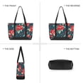 thumbnail image 6 of FORMRS Canvas Laptop Tote Bag for Women with 15.6" Computer Compartments Shoulder Handbag, Christmas Themed Leaves, 6 of 7