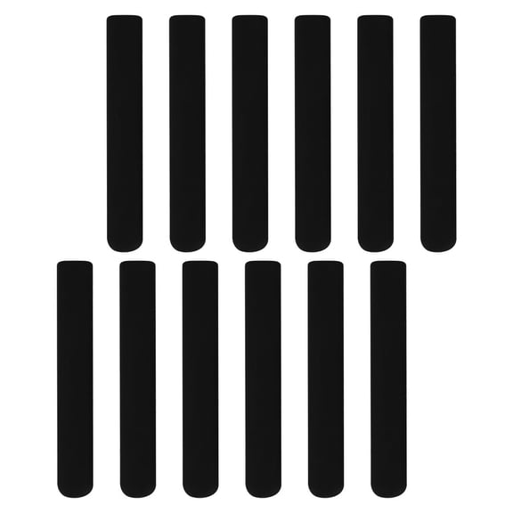 SEWCHICS 6 Pairs Black Silicone Temple Tip Covers for Eyeglasses Grip and Easy Installation