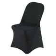 thumbnail image 6 of Efavormart Black Premium Spandex Folding Chair Covers, Stretch Fitted Folding Chair Covers, 6 of 8