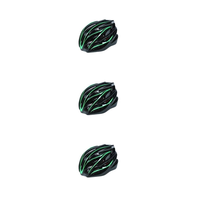 Casco de ciclismo Naiovety ligero ajustable PC EPS verde negro tamaño libre