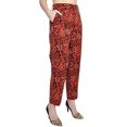thumbnail image 4 of M Missoni Italy Casual Crepe High Waist Ankle Pants Trousers, Red/Multi, 40/4, 4 of 5