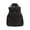 Black, variant on Leesechin Women's Winter Puffer Vest Quilted Stand Collar Zip Up Padded Gilet Coat with Pockets