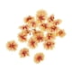 thumbnail image 3 of 20 piezas de flores para manualidades - Adornos de flores de tela, flores de tela de poliéster de 14 mm para manualidades, decoraciones de boda de bri Amarillo Soledad Botones de flores Flatback Charm, 3 of 10
