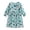 Blue, variant on Wilark Girls Cotton Dress Size 4 T, Long Sleeve Printed Casual Cute Fall A Line Dress Pink