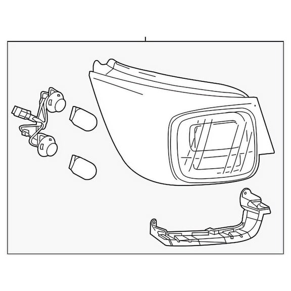 Genuine GM Tail Lamp Assembly 23294318