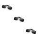 thumbnail image 2 of Gafas de sol polarizadas Minnieouse clip abatible hacia arriba cuadradas Sábana gris negra, 2 of 6