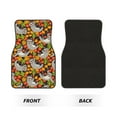 thumbnail image 2 of Honeii Sloth on the Branch Print Car Foot Mat Four-Piece Set - Front & Rear Universal Car Floor Mats for SUVs, Trucks, Sedans, 2 of 7