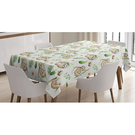 

WISH TREE Tribal Tablecloth Secret Tribe Pattern in Bohemian Style Rectangular Table Cover for Dining Room Kitchen Decor