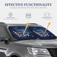 thumbnail image 4 of Kll Beautiful New Year 2024 Windshield Sun Shade 2-Piece Foldable Car Front Window Sunshade For Most Sedans Suv Truck- Large, 4 of 7