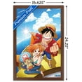 thumbnail image 3 of One Piece: Fishman Island - Luffy, Nami, Tony Tony Chopper Wall Poster, 14.725" x 22.375" Framed, 3 of 4