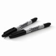 thumbnail image 2 of Sharpie Twin Tip Permanent Markers, Fine and Ultra Fine, Black, 2 Count, 2 of 7