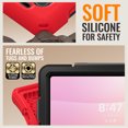thumbnail image 3 of Case for Samsung Galaxy Tab S11 Ultra 14.6 inch 2025 Released, 360 Degree Rotating Hand Grip Shockproof Cover with Shoulder Strap, Red, 3 of 7