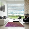 thumbnail image 7 of Ahgly Company Machine Washable Indoor Square Transitional Purple Pink Area Rugs, 6' Square, 7 of 7