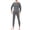 Dark Gray, variant on Wutalume Men Winter Fleece Lined Cotton Thermal Long Johns Top and Bottom Underwear Set, Ultra-Warm for Extreme Cold, Comfortable Base Layer for Daily Use,Black L